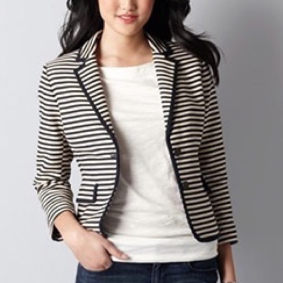 LOFT Jackets & Blazers - Ann Taylor Loft Striped Blazer